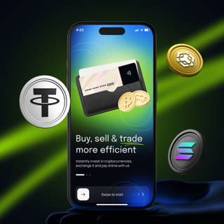 Plataforma de trading de Diáfana Canjeanza presentada en un dispositivo móvil